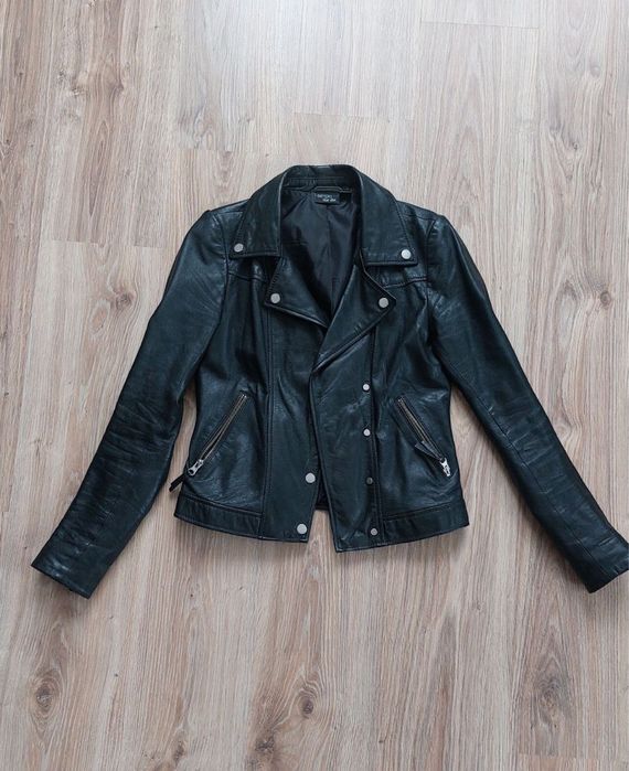 Шкіряна куртка косуха натуральная кожа XS