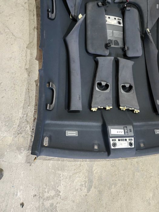 Forro do teto/cúpula preta BMW serie 5 Pack M E60