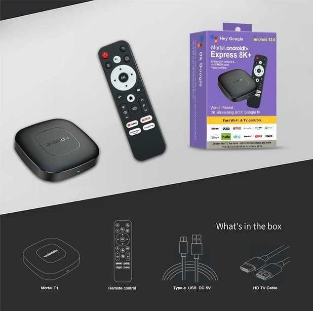 Android tv box Mortal T1 2/16 voice