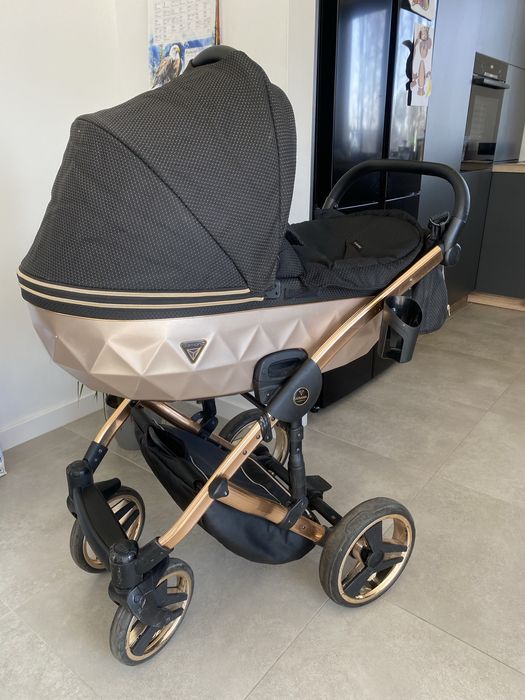 Sprzedam wózek Junama Mirror Satin 2w1 – bardzo dobry stan