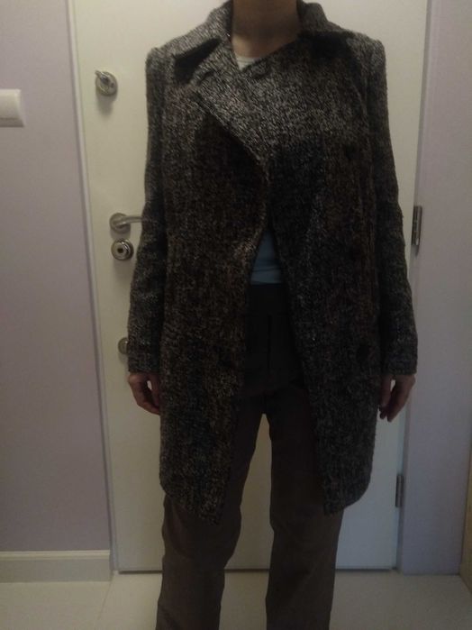 Płaszcz damski wiosenno-jesienny elegancki rozmiar 38 S