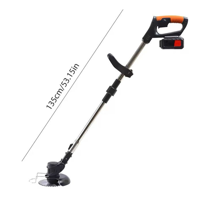 Roçadora a bateria com rodas