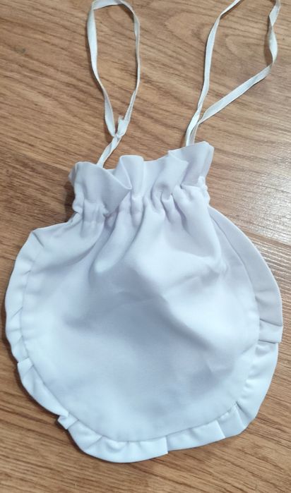 Alba komunijna dla dziewczynki z torebką