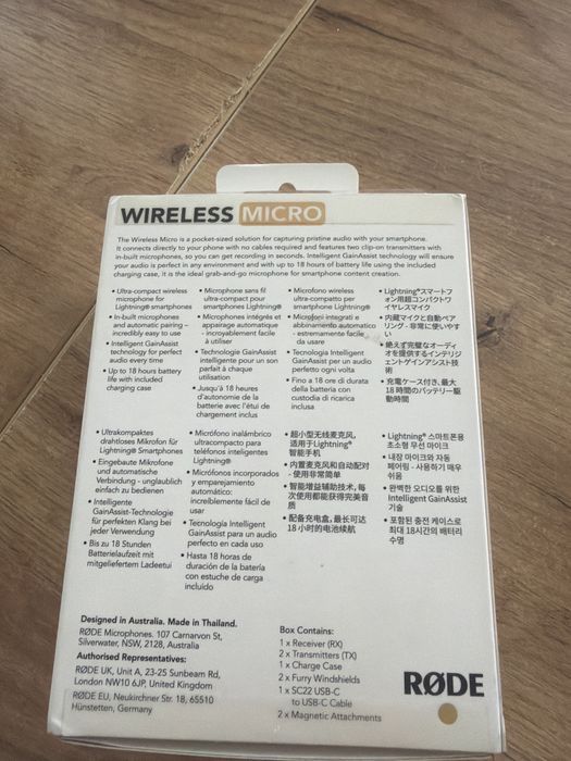 Mikrofo bezprzewodowy do smartfonów