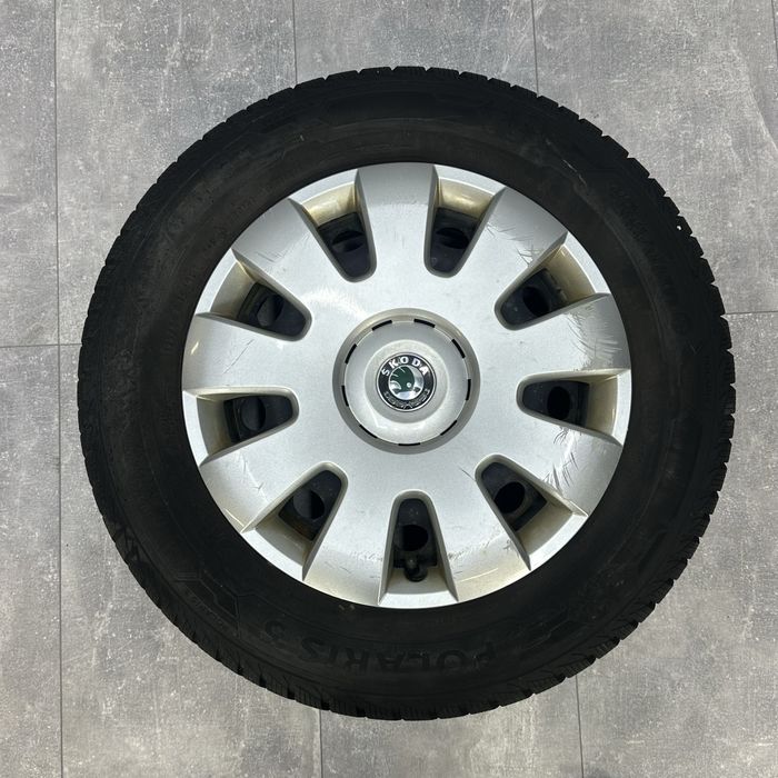 Диск з шиною, запаска Skoda Octavia, VW Passat, Golf, Caddy 5x112 R15