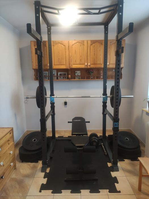 Half Rack + ławeczka+ 160 kg