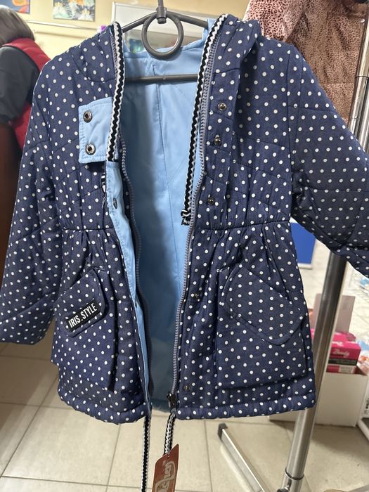 Двостороння  куртка для дівчинки