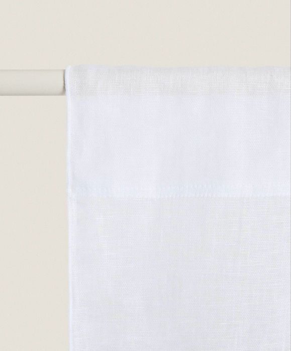 Cortina Linho Largura Dupla Opacidade Baixa