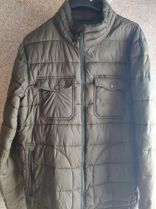 Kurtka męska Lee, kolor zielony, khaki, rozmiar M