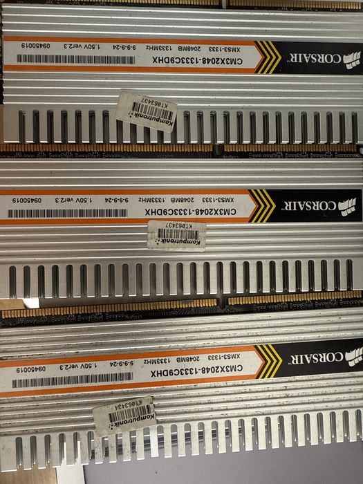 Ram corsair cm3x2048   2048mb