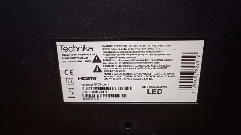 Technika 50" 904A FullHD LED