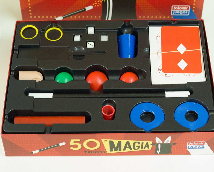 Jogo de truques de magia – 50 truques – 25 Com vídeos tutoriais