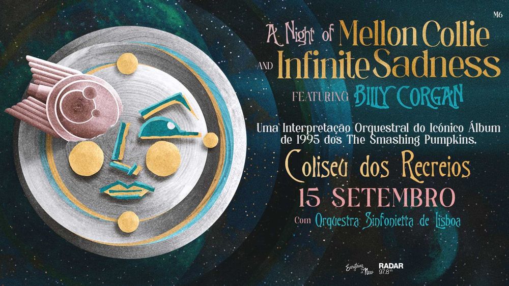 2 bilhetes — Billy Corgan | A Night of Mellon Collie and Infinite Sadness