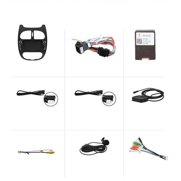 Radio Android 7” CarPlay Android Auto – Peugeot 206 / CC / SW PL