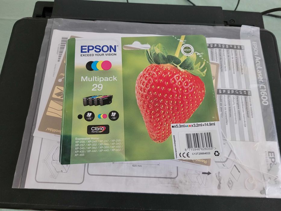 Cartuchos + Impressora Epson XP-442 gratis