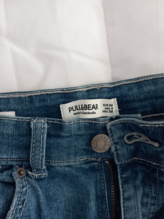 Calça de Ganga Skinny Jeans Pull&Bear Tam, 36 ( Portes Incluídos)