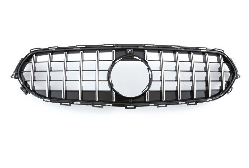 GRELHA DIANTEIRA PANAMERICANA GTR PARA MERCEDES CLASE E W213 / S213 / C238 / A238 2020-2023 CROMO