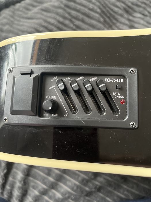 gitara elektroakustyczna Harley Benton D-120CE BK + pokrowiec
