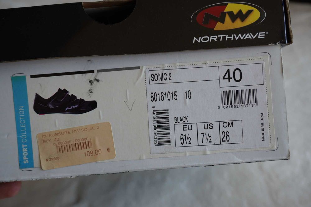 Buty szosowe Northwave Sonic 2 roz. 40 / wkładka 26 cm / 522g