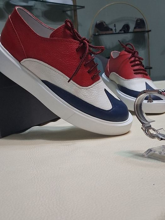 Sapato em couro + cinto