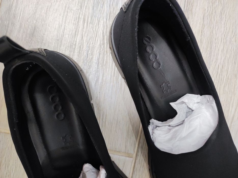 Продам женские мокасины  слипоны ECCO осень, весна