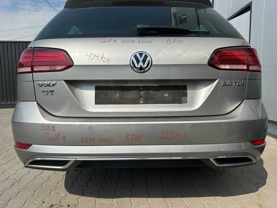 Бампер задній Golf 7 2016-2020 B7W