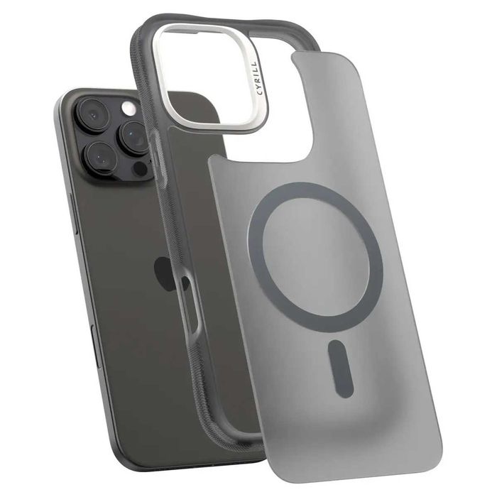 Чехол Cyrill Ultra Sheer Mag для iPhone 16 Pro Max Space Gray