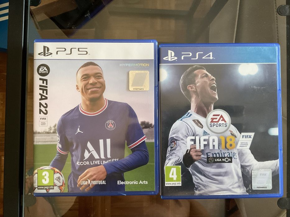 Fifa 18 e 22 Playstation 4