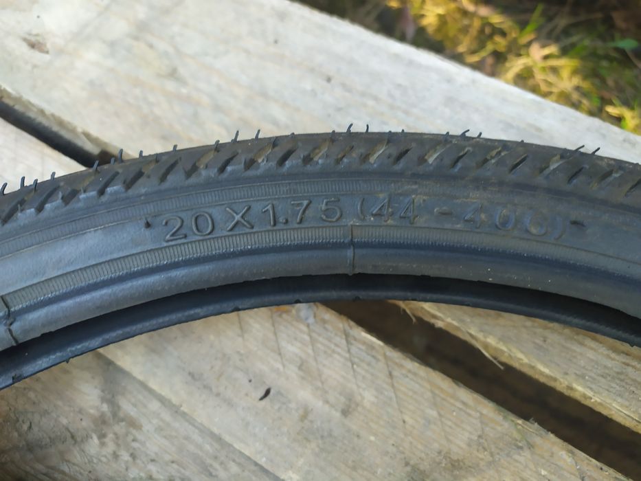 Opony z dętkami 20x1,75 2 sztuki