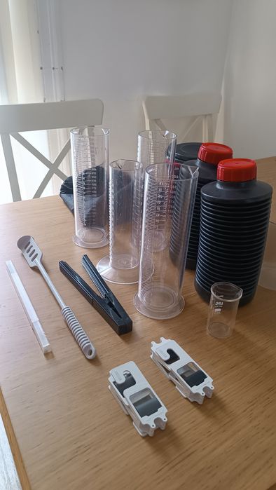 Kit de revelação de filme