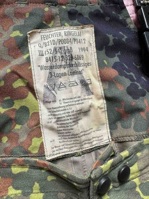 Костюм водонепроникний Bundeswehr Flecktavm Gore-Tex