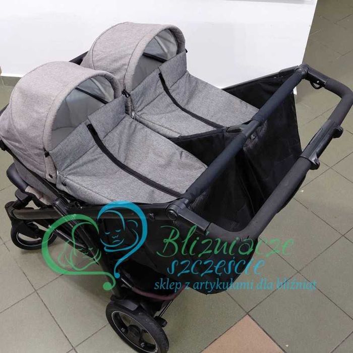 Wózek głęboko-spacerowy dla bliźniąt KOMIS