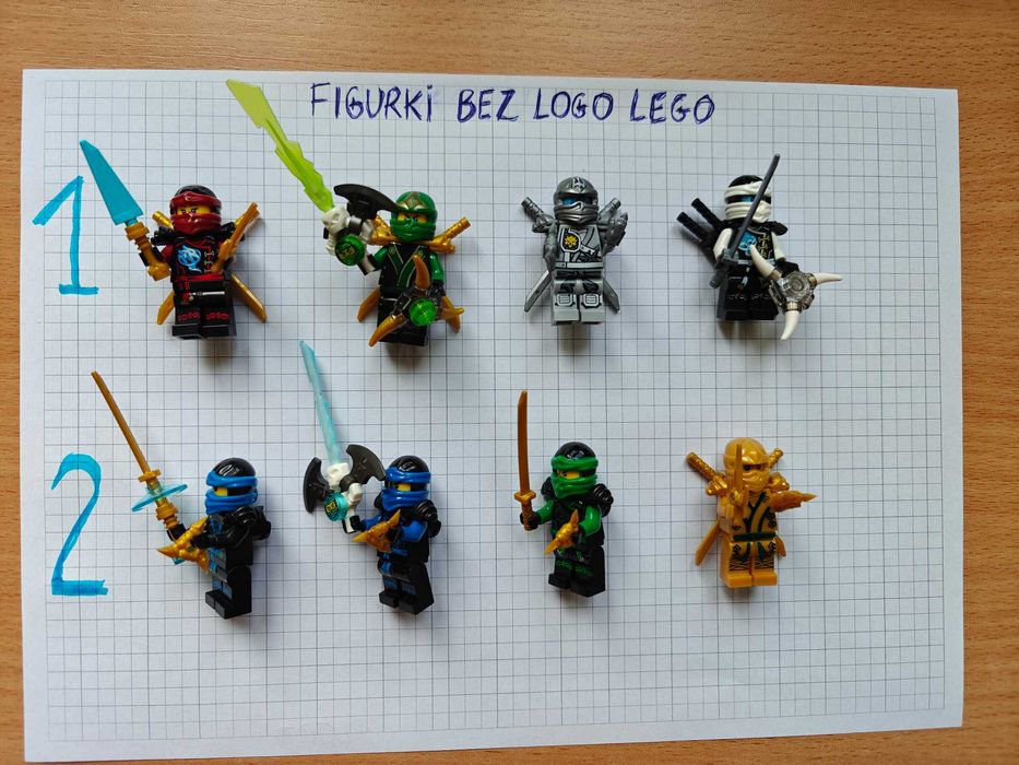 ludziki Lego Ninjago różne sezony