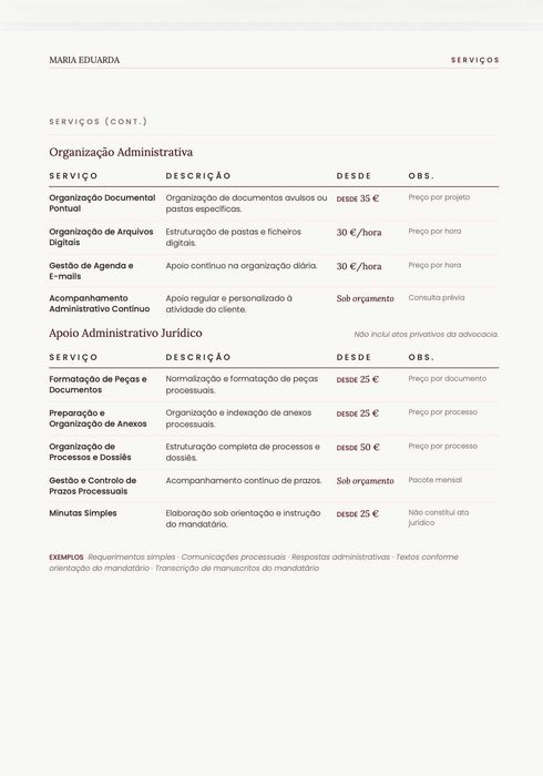 Realizo Serviços de Suporte Administrativo515760158860257285