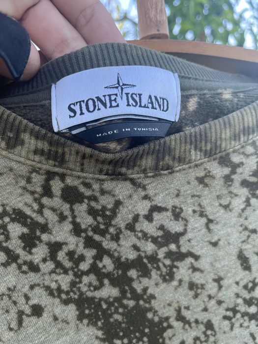 Stone island off dye green