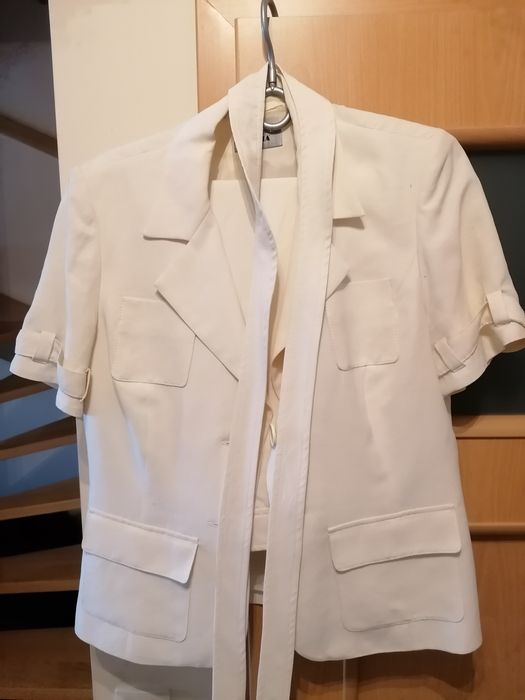 Elegancki komplet letni ze spodniami 3/4 Pabia. Roz. 42.