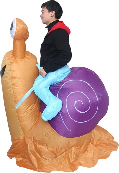 Kostium Nadmuchiwany Ślimak Karnawałowy dla Dorosłych 150-180cm