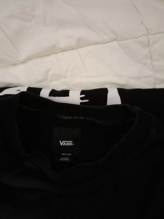 Czarna bluza Vans róż M
