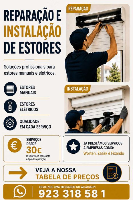 Reparação de estores