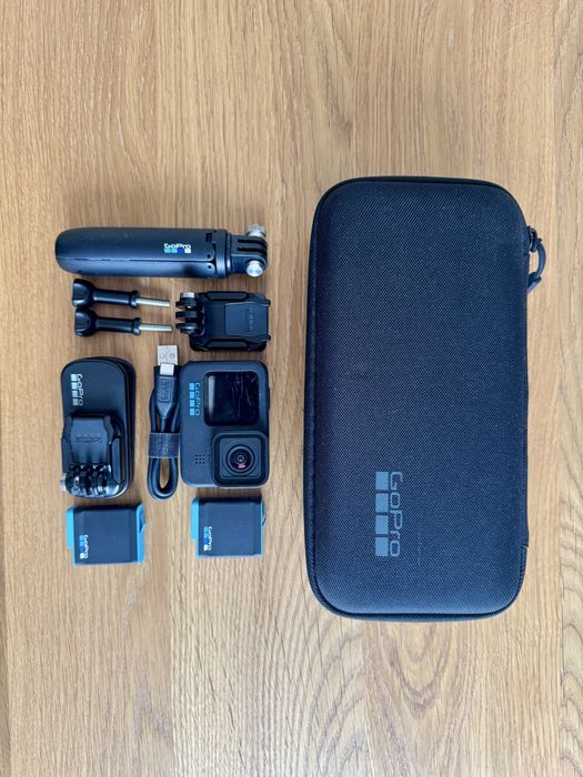 Zestaw GoPro Hero 10 Black | 2x Bateria | Klips Magnetyczny | Etui