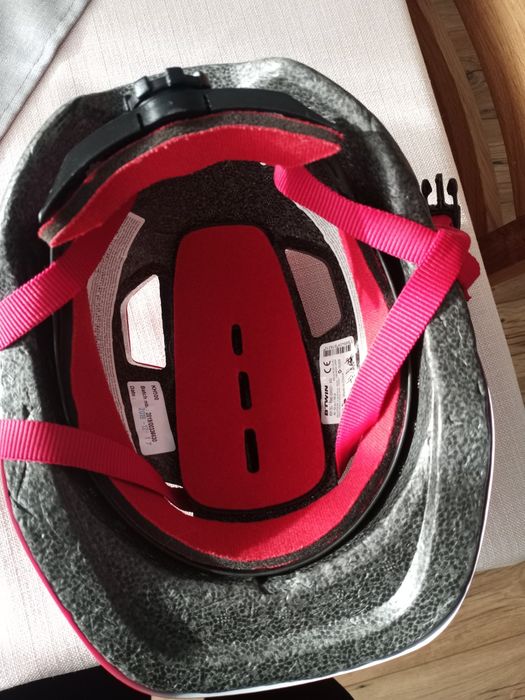 Kask rowerowy czerwony