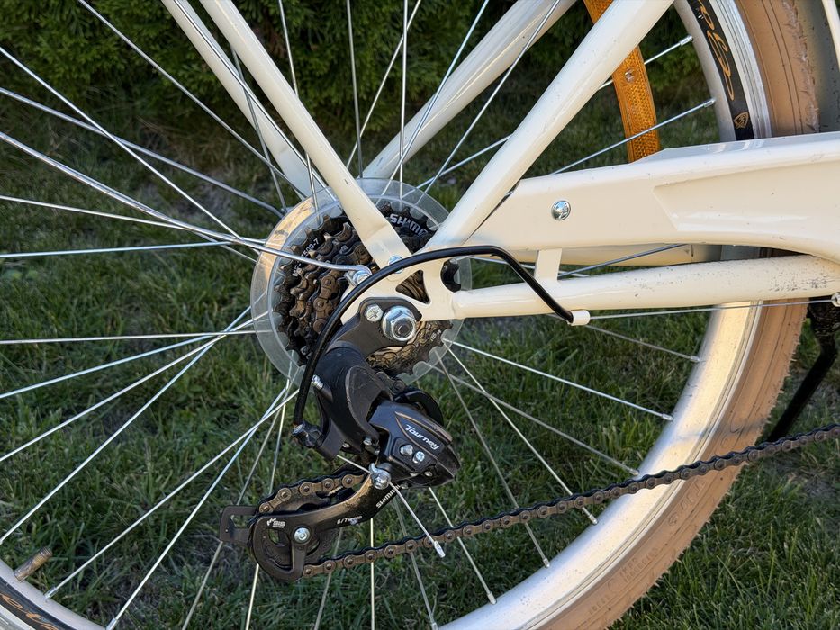Goetze Damski Rower miejski 26 lekki damka 6 SHIMANO koszyk (10-14 lat)
