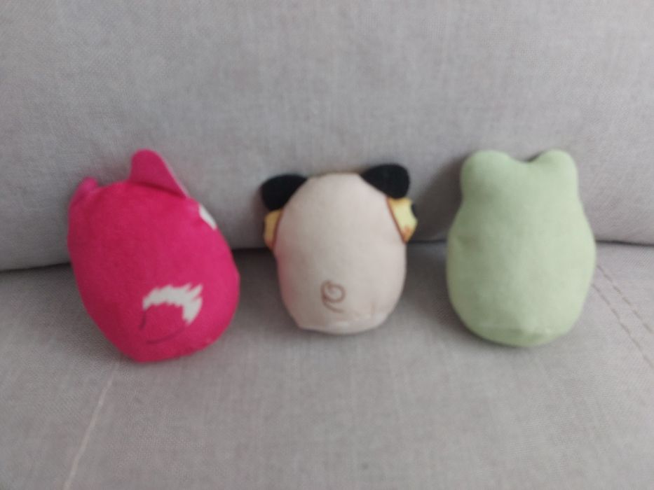 3 maskotki Squishmallows