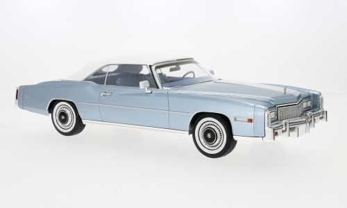 Cadillac Eldorado Convertible 1976 Light Blue MCG 1:18