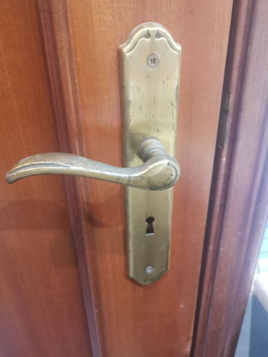 Porta interior castanha