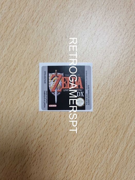 Label de reposição Zelda Link´s Awakening DX