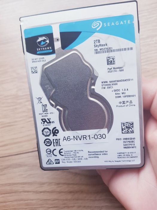 Dysk twardy HDD  2 TB 2,5' Seagate Skyhawk PC Laptop Xbox PS4 NAS