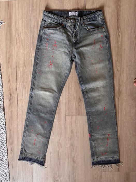 Reputation studios flared jeans