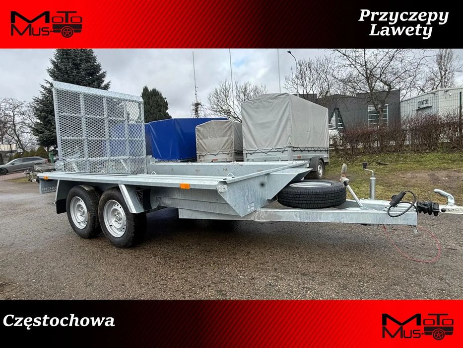 Przyczepa Do Przewozu Sprzętu Budowlanego Fracht Karol 300X150