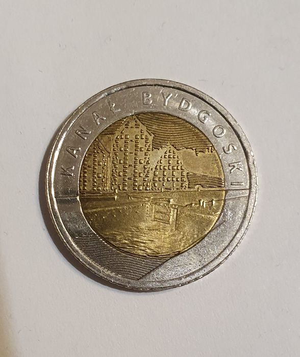 Moneta 5 zł Kanał Bydgowski